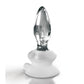 Pipedream PD2891-20 Icicles No. 91 Glass Butt Plug with Suction Cup