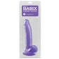 Basix 9 Inch Suction Cup Thicky Dildo - Purple - Package