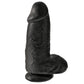 King Cock Chubby Realistic Large 9 Inch Suction Cup Dildo - Black