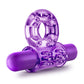 Blush BL-77901 Play With Me Couples Play Vibrating Cock Ring Purple