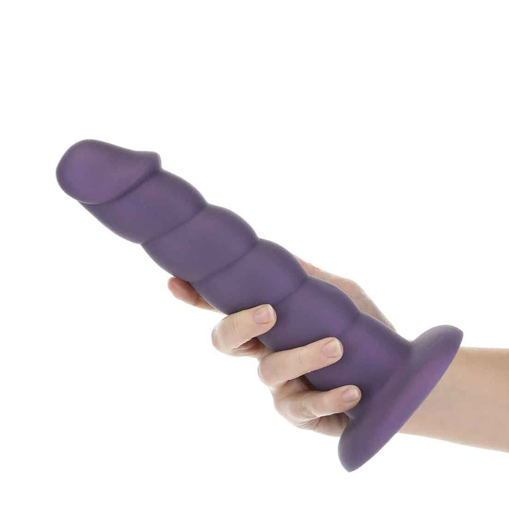 Pure Love 9.5" Twisted Dong XL Purple