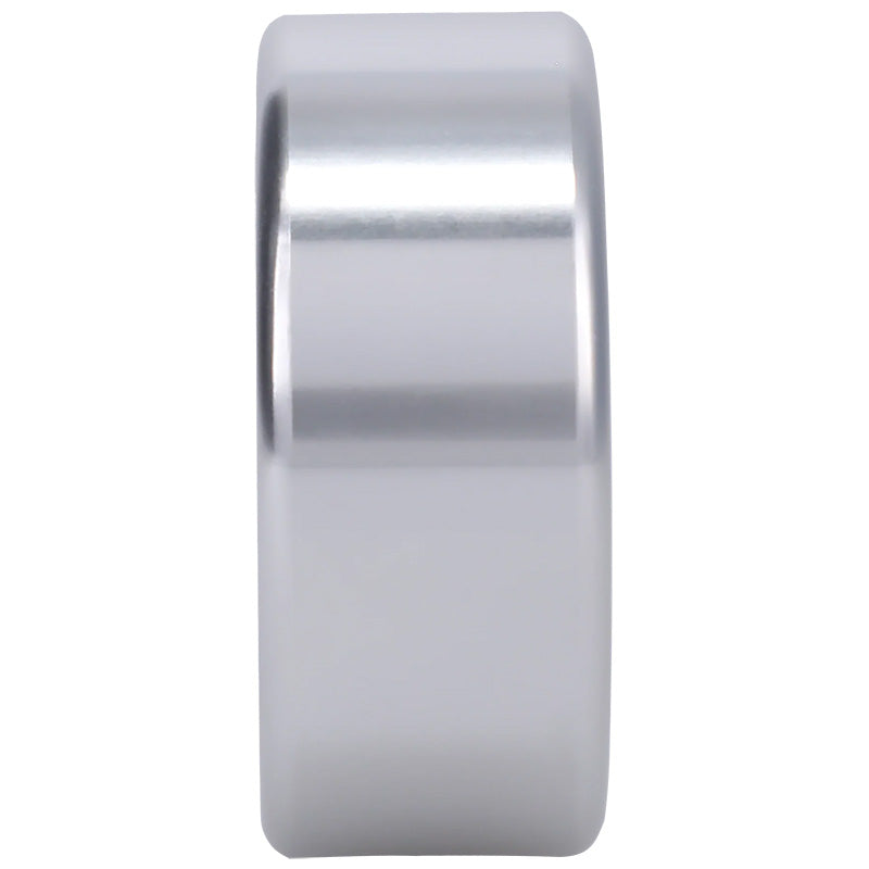 Rock Solid Brushed Alloy Metal Cock Ring - Medium