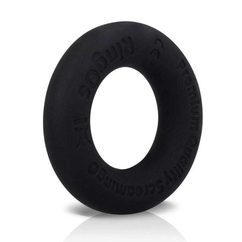 Screaming RingO Ritz Silicone Cock Ring - Black