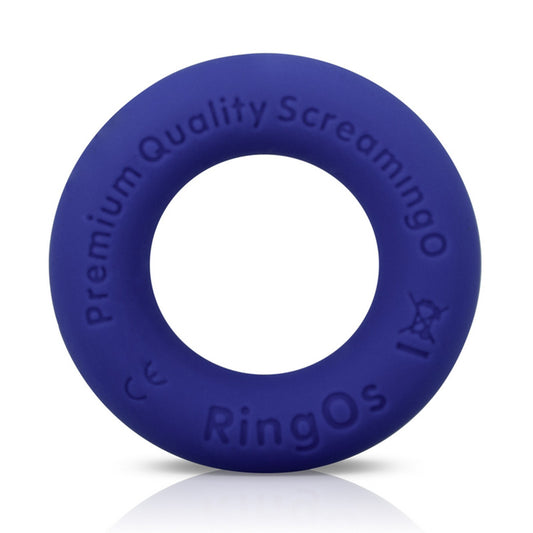 Screaming O RingO Ritz Silicone Cock Ring - Blue