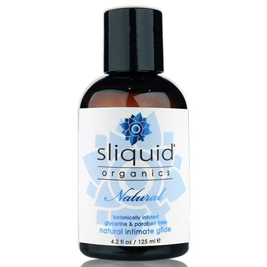 Sliquid Organics Natural Aloe-Based Lubricant 4.2 oz 125 ml Bottle