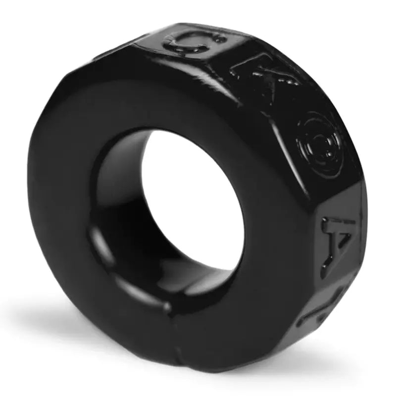 Oxballs Atomic Jock Sprocket Super-Stretch Cock Ring Black AJ-1043