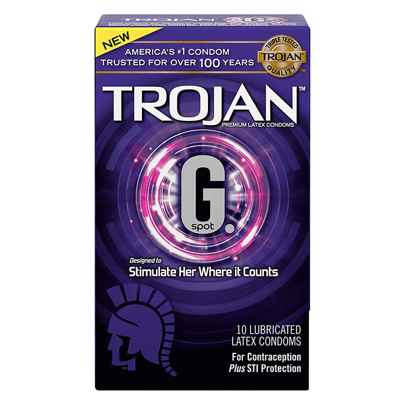 Trojan G-Spot Condoms 10 Pack