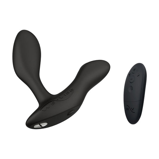 We-Vibe Vector+ Vibrating Bluetooth Prostate Massager Charcoal Black