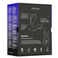 We-Vibe Vector+ Vibrating Bluetooth Prostate Massager Charcoal Black Package Back