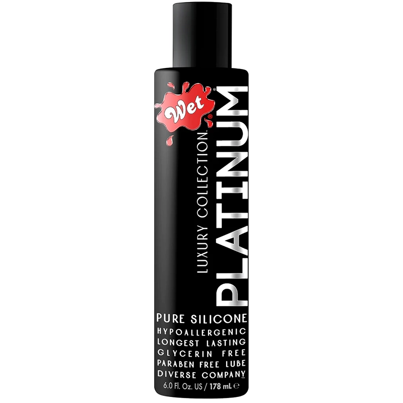 Wet Platinum Silicone Lubricant 6 oz 178 ml