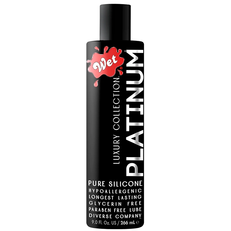 Wet Platinum Silicone Lubricant 9 oz 266 ml