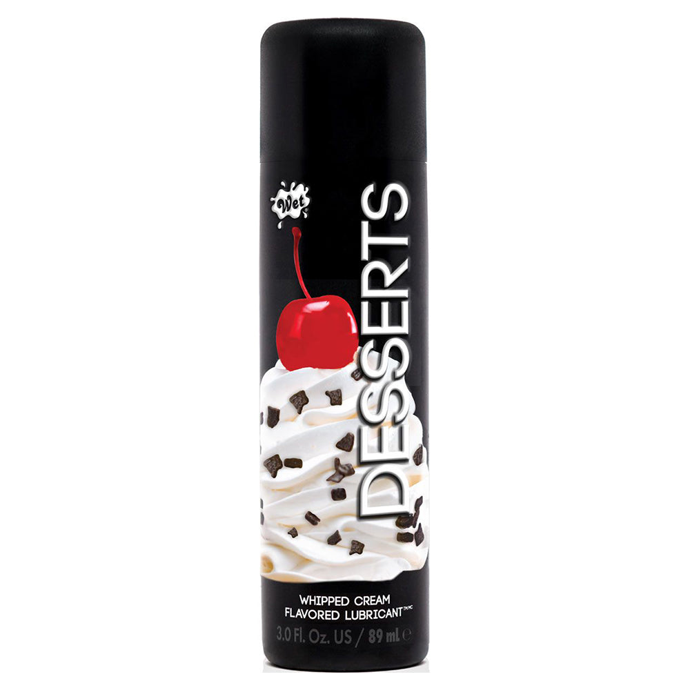 Wet Desserts Flavoured Lubricant 3 oz 89 ml Whipped Cream